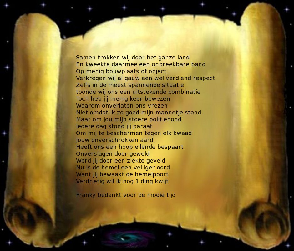 herdenkings gedicht